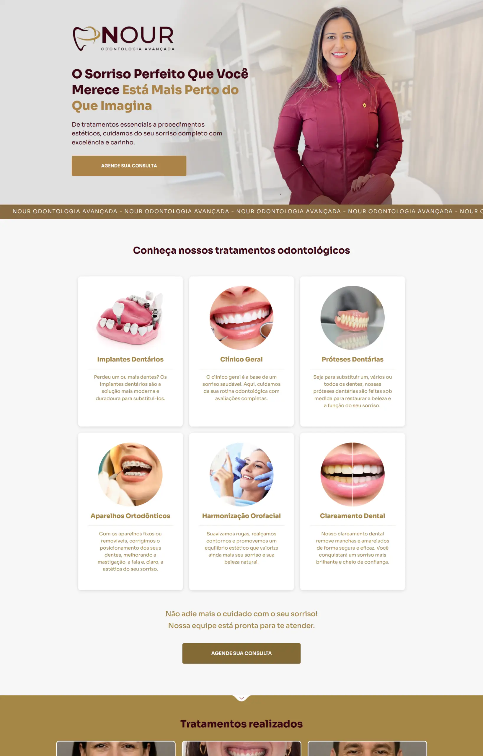 Portfólio - nour odontologia