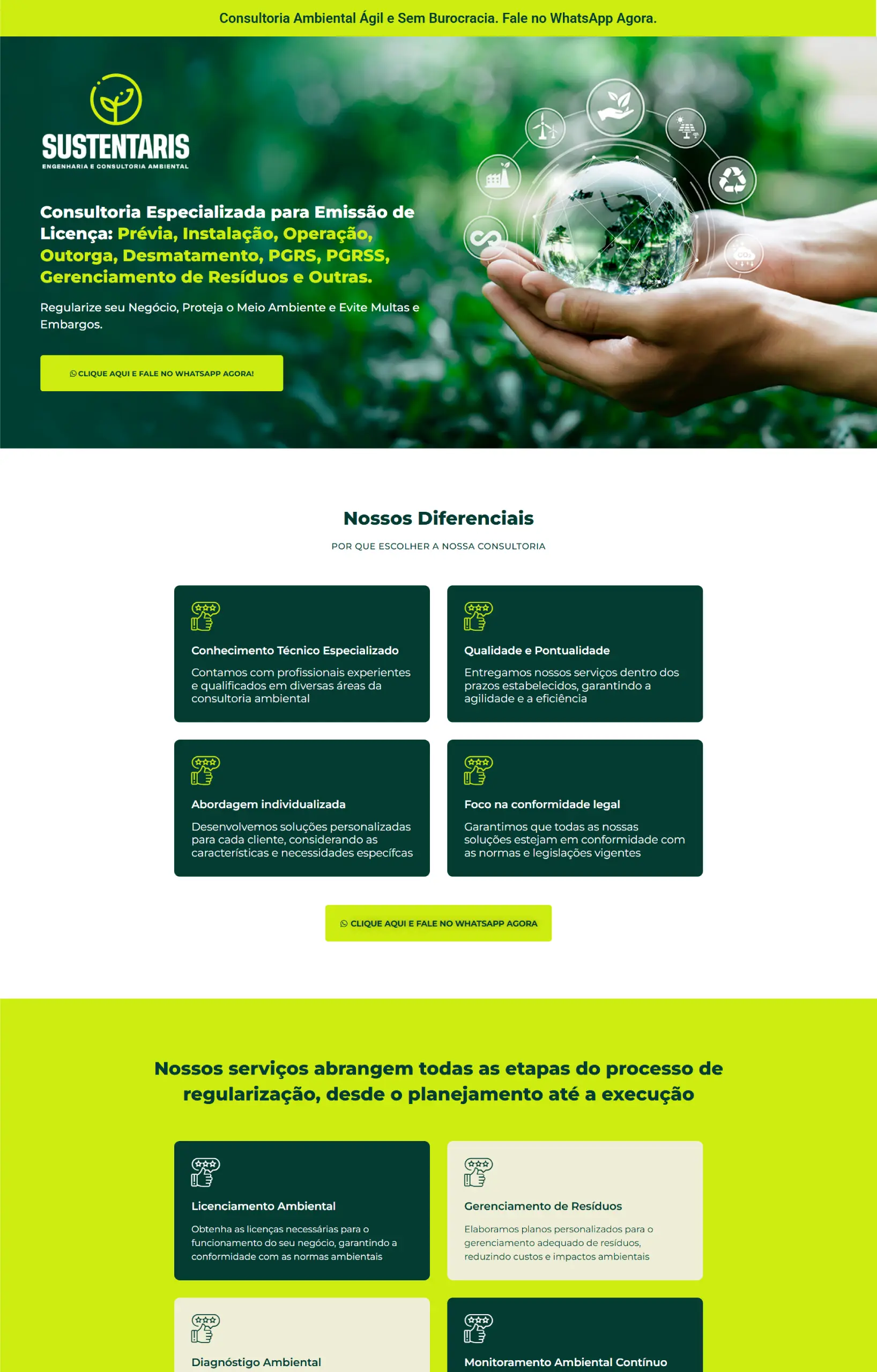 Portfólio - susteraris ambiental